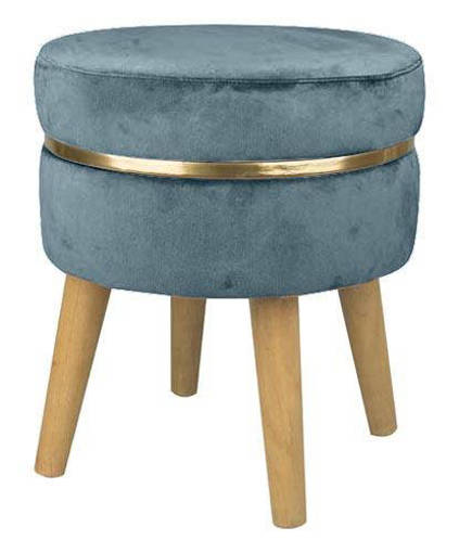 SGABELLO SUNSHINE ACQUAMARINA 35*41,5CM