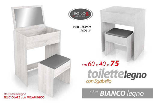 Pur/Toilette+Sga.Bia.Mel 60*40*75 16D1/W