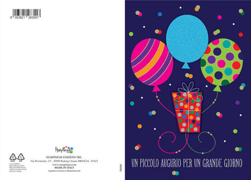 Marpimar - Tanti Auguri Palloni Fondo Blu Special TSF02