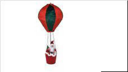 Nataluna Mongolfiera C/Babbo 40X40X92Cm Rosso/Verde