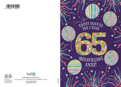 Marpimar - Biglietto Eta' - 65 Anni NUF145