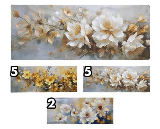 TELA FLORAL BRANCH 40*100CM 3 ASS.