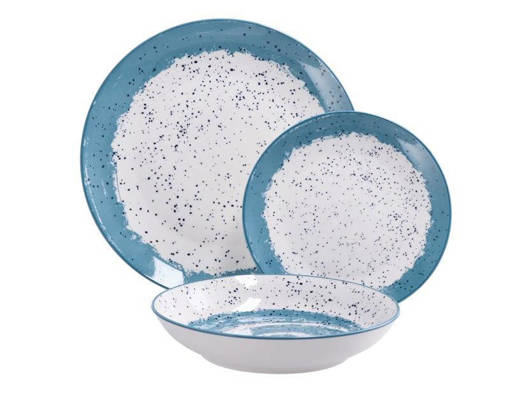 Servizio piatti in ceramica 18 pz