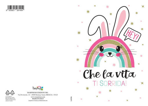 Marpimar - Tanti Auguri Coniglio Arcobaleno LOF56