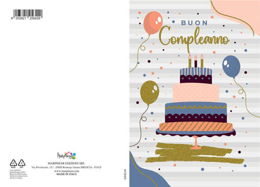 Marpimar - Compleanno Luxury Colorato GVE119