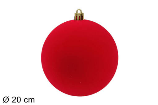 Palla 20Cm Floccata Rossa