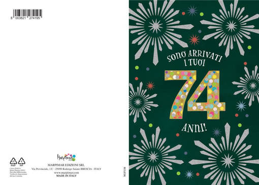 Marpimar - Biglietto Eta' - 74 Anni NUF154