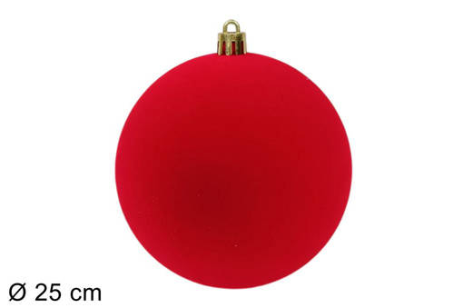 Palla 25Cm Floccata Rossa