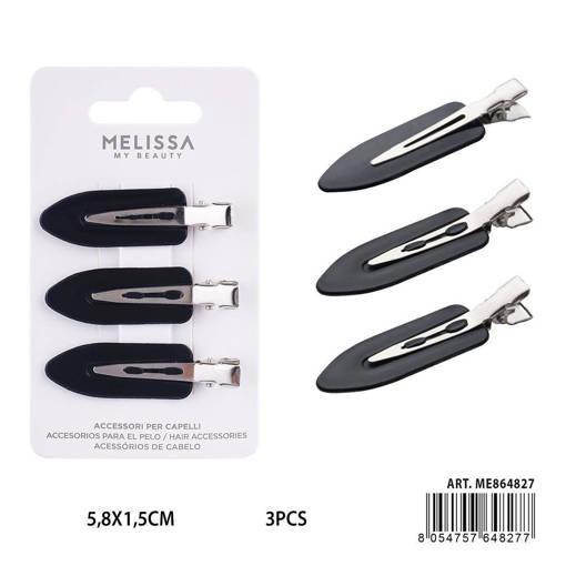 Melissa Clip Capelli 5.8X1.5Cm 3Pz