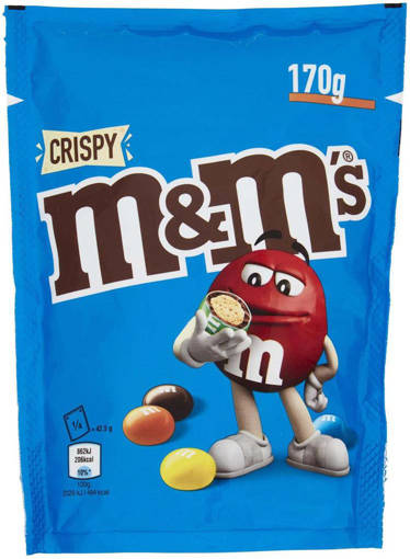 M&M'S CRISPY POUCH 170g                 