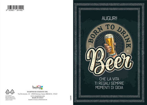 Marpimar - Compleanno Birra Fondo Nero LOF59