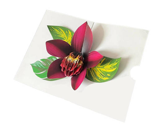 ORIGAMI KIRIGAMI ORCHIDEE  ORF23