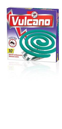 VULCANO SPIRALI VERDI A/ZANZARE PZ.10