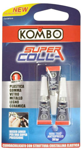 Kombo Colla Cianoacrilico 3X1Gr