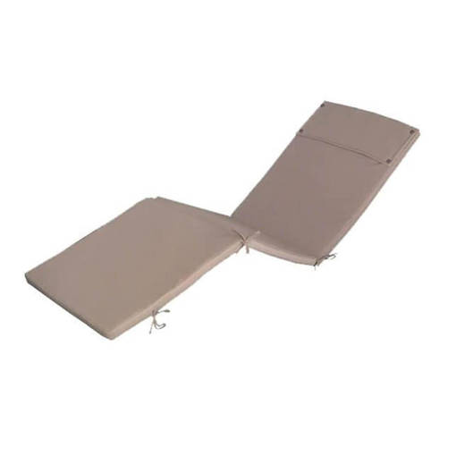Cuscino  Lettino Sfoder Imperme 194,5x59 cm Tortora CU805637