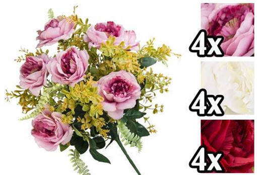 BOUQUET ROSA PARIGINA 47CM