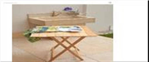 Legno Line Tavolo Pic-Nic  60 X 100 Cm Naturale
