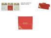 Bigliettini Auguri Natale Decorati Set 8Pz 3Col Ys13-Xtjk-8W/Bg/8R