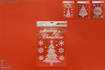 Sticker Soggetti Natal.Floccato Cm 29X40 3 Ass. Art.U109-Wdye-3Asst