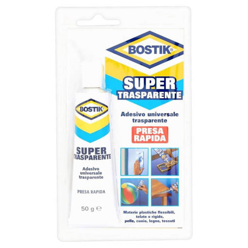 Bostik Supertrasparente blister 50gr