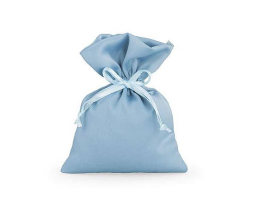 12 Pezzi Sacchetto Raso Azzurro , 28348