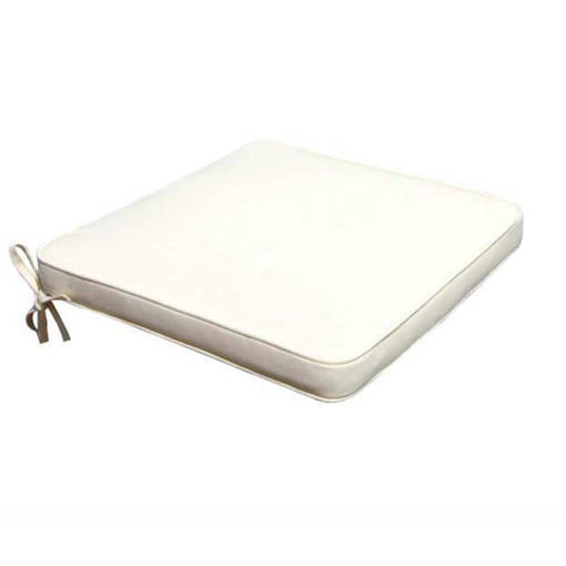 Cosma Cuscino Seduta Real Large Ecru Spessore 4 cm 50x45 cm Impermabile Per Sedia da Esterno