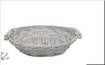 CESTA OVALE 32*25CM BIANCO CSH10-5623-S-O-W