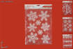 Sticker Soggetti Natalizi Floccati Cm 29X40 3 Ass.U109-Wdye-8000A/B/Q/G
