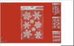 Sticker Soggetti Natalizi Floccati Cm 29X40 3 Ass.U109-Wdye-8000A/B/Q/G