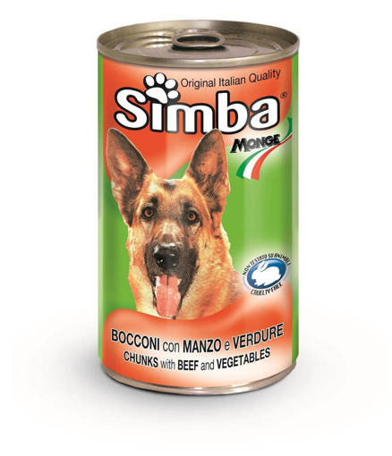 Simba Cane Bocconcini 1230 gr, Manzo e Verdure