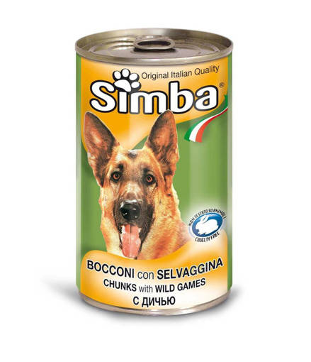 Simba Cane Bocconcini 1230 gr, Selvaggina
