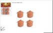 PENTOLINI 4PZ TERRACOTTA HS20