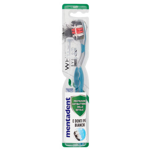 Mentadent Spazzolino White System Carbone