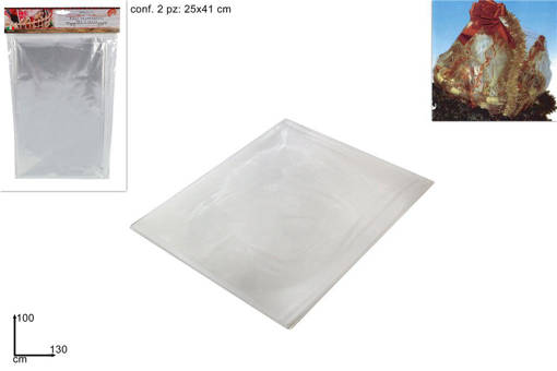 FOGLI TRASPARENTI 2PZ 100X130
