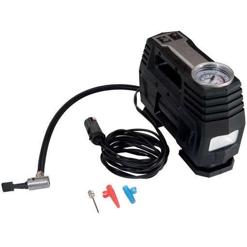 Compressore Light 12V Con Torcia E 3 Mt Cavo