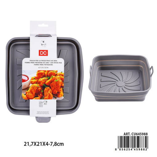 Dc Casa Teglia Silicone Friggit.Aria 21.7X21X7.8
