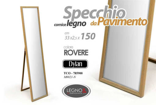 TCO/SPECCHIO ROVERE 33*2,5*150CM M0021-N
