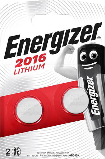 Energizer Pile Cr2016 Lithium, pezzi 2