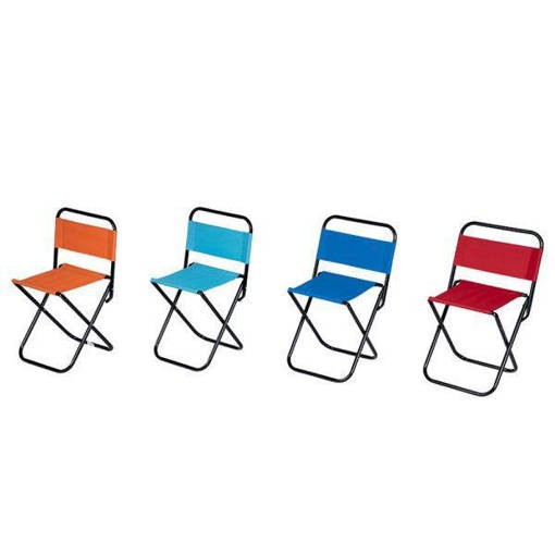 SEDIA DA CAMPEGGIO 35X28X58CM 4 COLORI ASS.