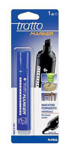 Fila - Tratto - Marcatore permanente Marker punta scalpello 1 pz blu F044201