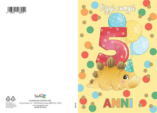 Marpimar - 5° Compleanno Draghetto Maschile NUF35