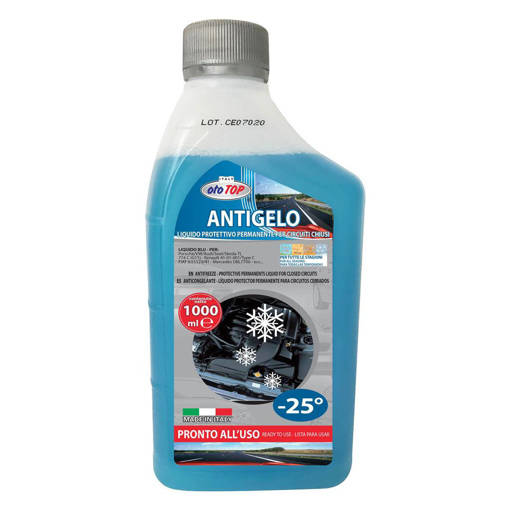 Ototop Liquido Radiatore Antigelo -25°. 1 Lt Colore Blu