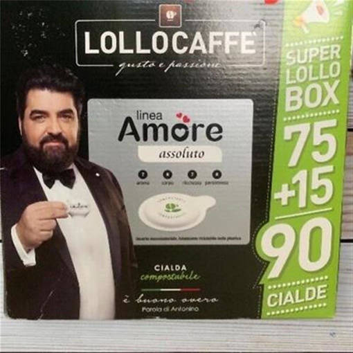 Lollo Caffè 90 Cialde linea AMORE, ASSOLUTO   "4888"