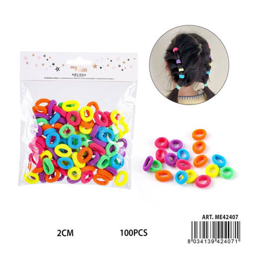 Melissa Elastico Capelli 2Cm 100Pz Circa