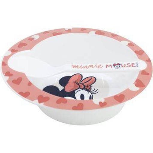 Minnie Set Piatto + Cucchiaio Microonde