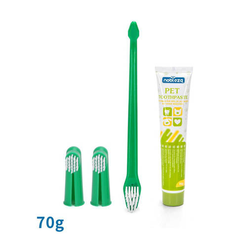 Nobleza Kit pulizia denti (4 pz) Dentifricio: 75 g