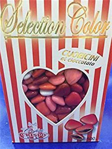 Crispo cuoricini mignon 500gr rosso sfumato