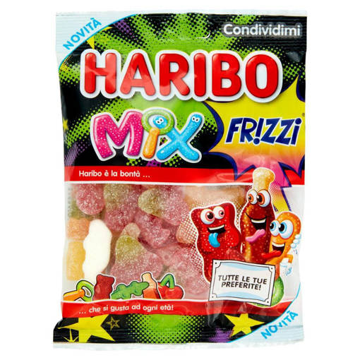 Haribo CARAMELLE FRIZZI MIX GR.175                          