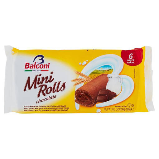 Blaconi Mini Rolls Cacao 180 gr