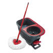 Vileda TURBO SMART Set Secchio con Pedale Mocio Microfibra e